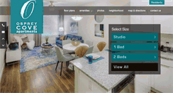 Desktop Screenshot of ospreycoveapartments.com